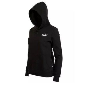 PUMA Women's Hoodie Black Size S NEW Casual Pullover Sweatshirt Lightweight